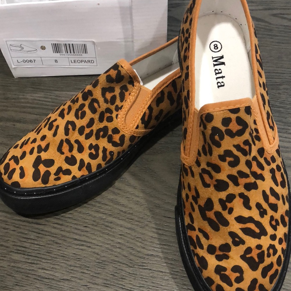 Leopard Slip Ons - Picture 2 of 3